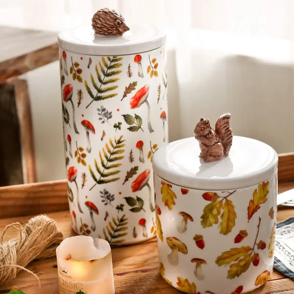 Ceramic Cookie Jars Wholesale, Ceramic Canisters For Kitchen-6