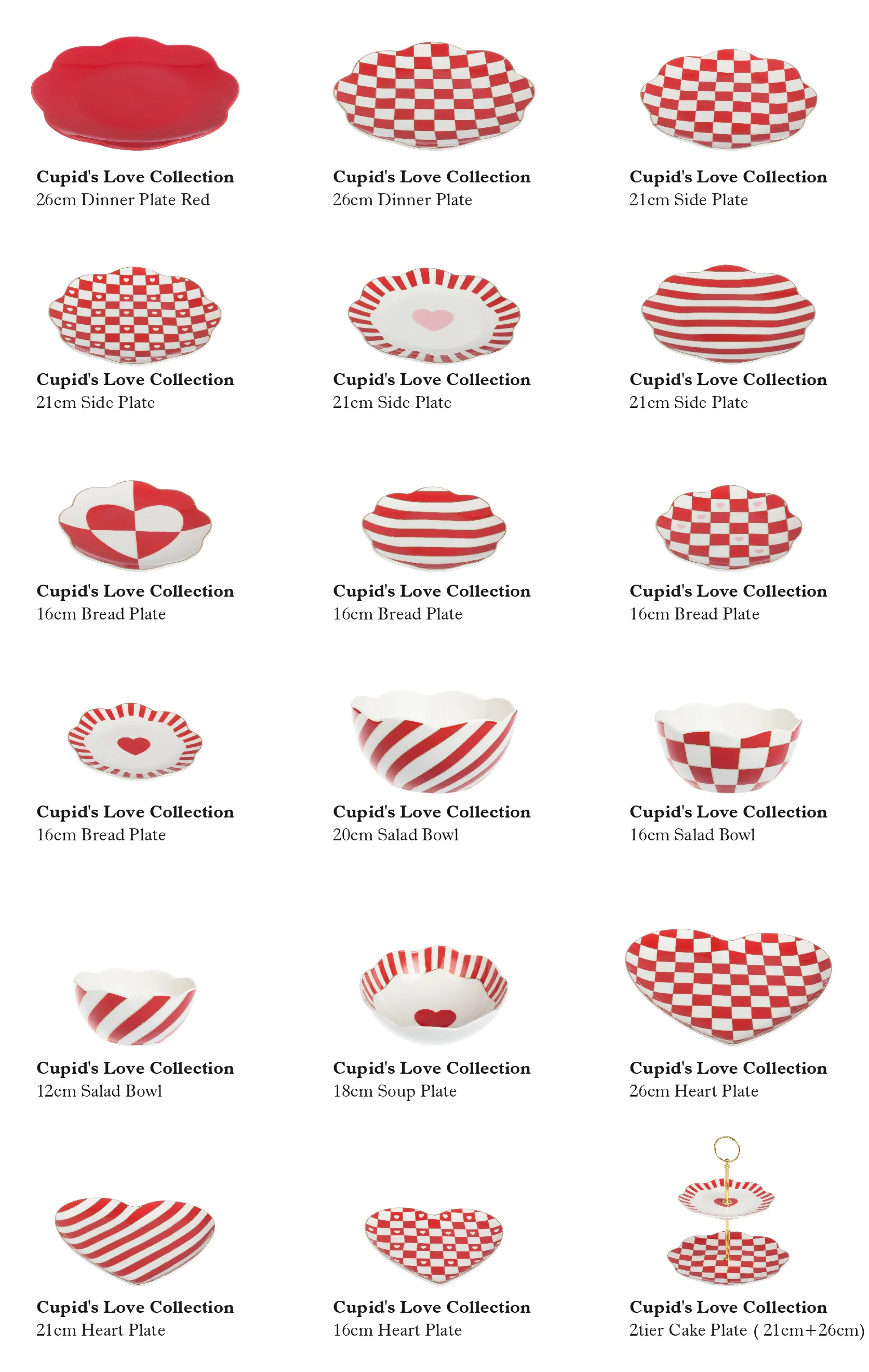 Cupid's Love Cute Dinnerware Sets Bulk Supply For Events-9