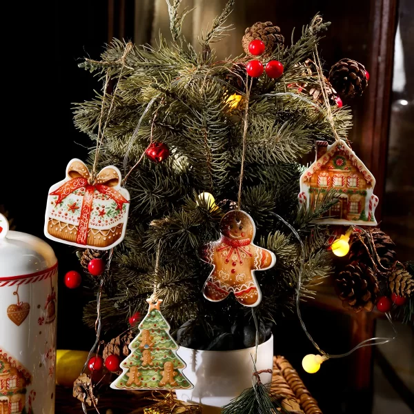 Custom Christmas Dinnerware, Gingerbread Crockery Wholesale-4