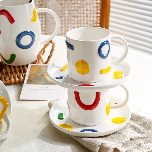 Doodle Pattern Crockery Items Wholesale, Dinner Sets In Bulk-1