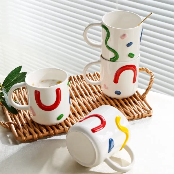 Doodle Pattern Crockery Items Wholesale, Dinner Sets In Bulk-8