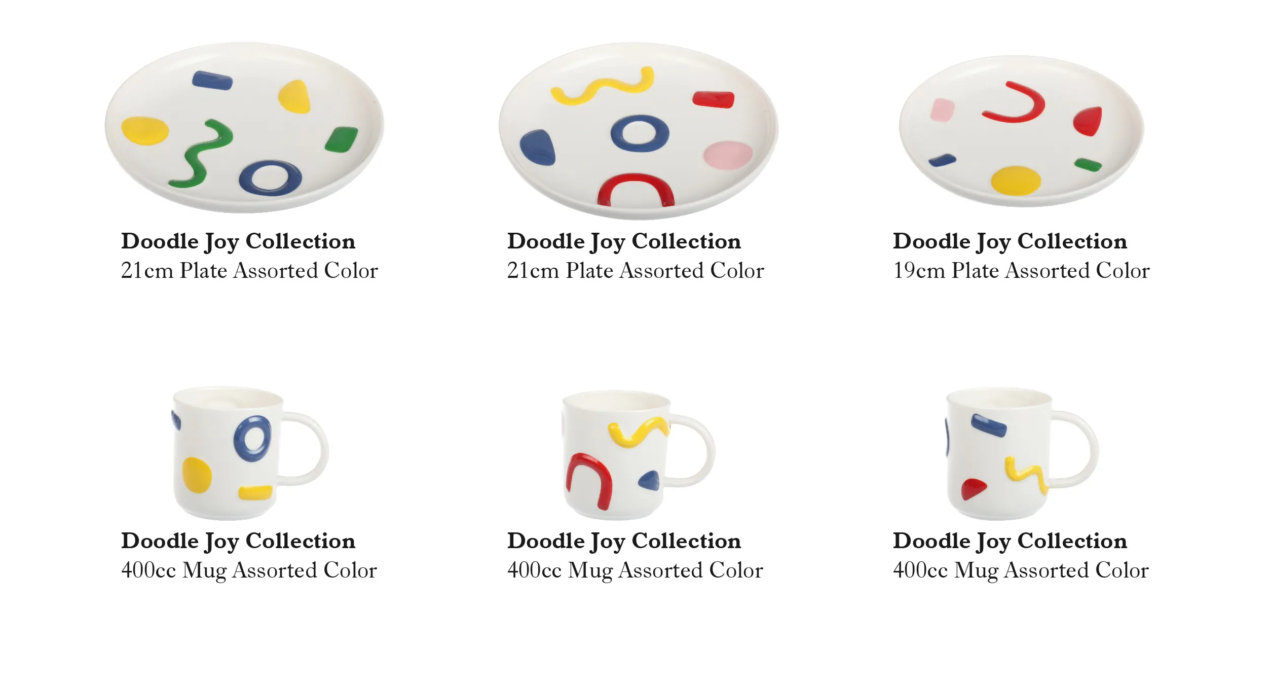 Doodle Pattern Crockery Items Wholesale, Dinner Sets In Bulk-9
