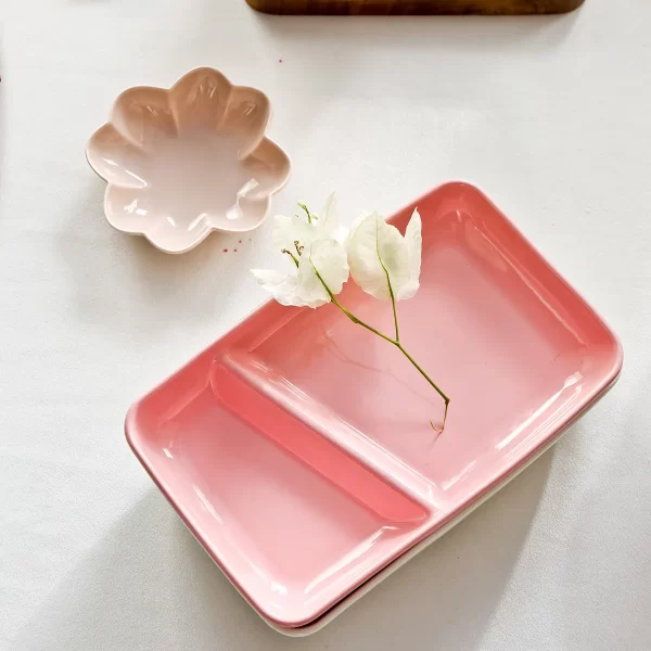 Floral Lightweight Bulk Restaurant Dinnerware, Serving Dishes Set-2