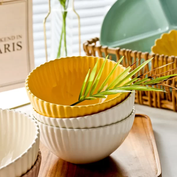 Floral Lightweight Bulk Restaurant Dinnerware, Serving Dishes Set-7