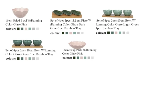 Flower Shaped Snack Bowls Wholesale, Appetizer Bowls Bulk-6