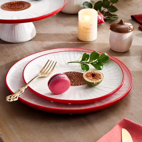 Forest-Inspired Wholesale China Dishware With Mushroom & Nut Design-2