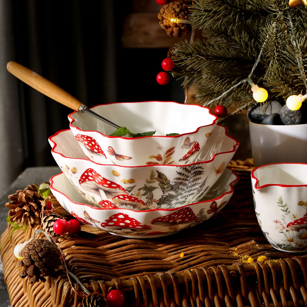 Holiday Dinnerware Set Wholesale, Bespoke Christmas Crockery-6