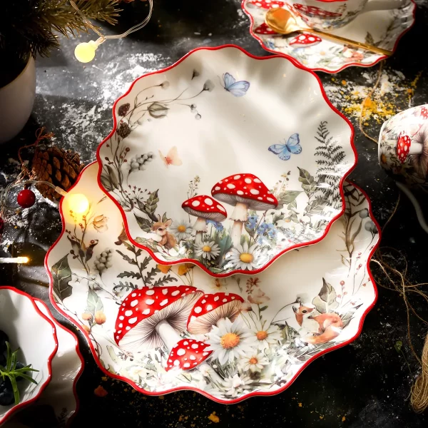 Holiday Dinnerware Set Wholesale, Bespoke Christmas Crockery-8