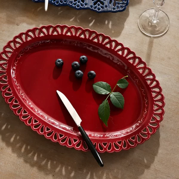 Lace Hollow Custom Made Crockery, Bulk Dinnerware Plates Bowls-8