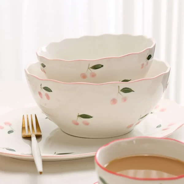Lovely Cherry Pattern Wholesales Dinnerware Sets Bulk Supply-8