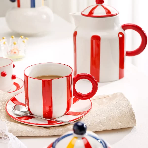 Lovely China Dinner Sets Wholesale, Colored Plates and Bowls-4