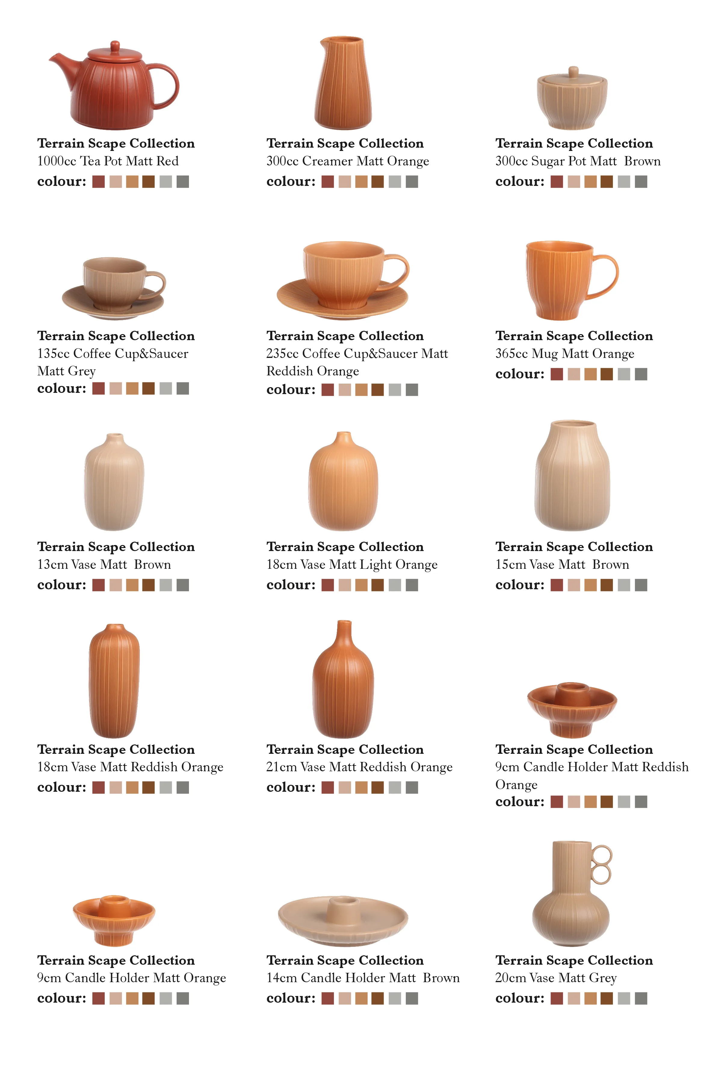 Orange Bulk Catering Crockery, Wholesale Ceramic Dinner Set-10