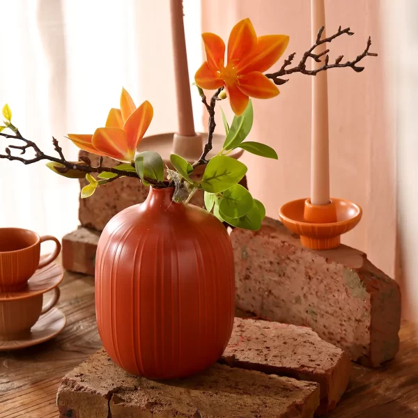 Orange Bulk Catering Crockery, Wholesale Ceramic Dinner Set-8