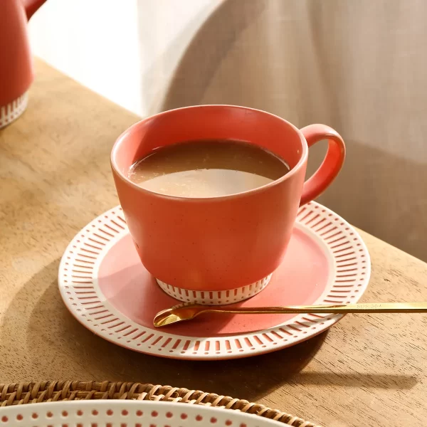 Pastel Color Wholesale Ceramic Dinner Set, Plates Bowls Cups-4