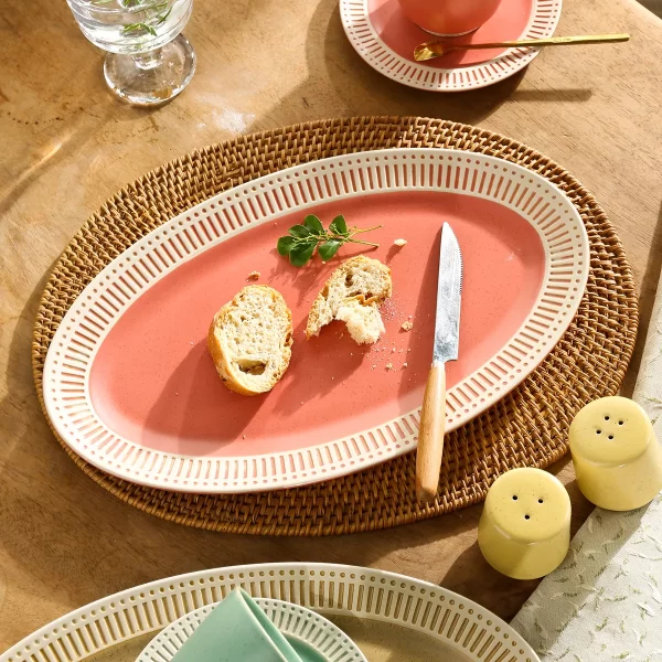 Pastel Color Wholesale Ceramic Dinner Set, Plates Bowls Cups-5