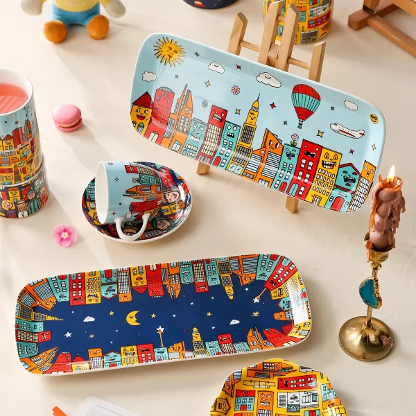 Quiet Night Theme Custom Restaurant Dinnerware Wholesale-5