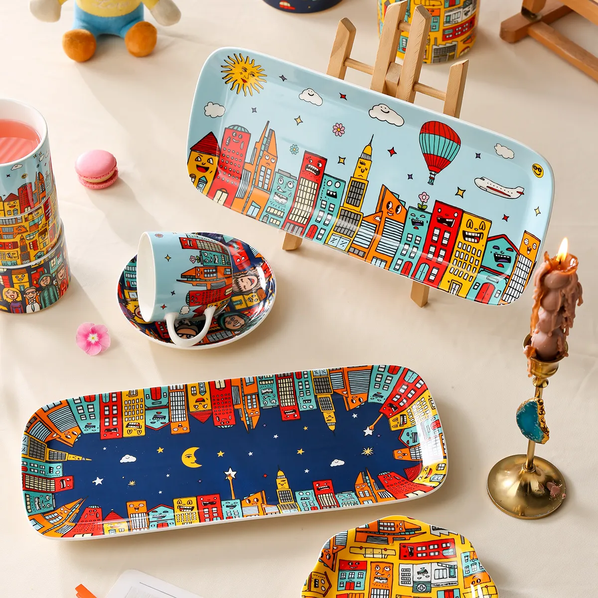 Quiet Night Theme Custom Restaurant Dinnerware Wholesale-5
