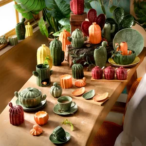 Wholesale China Dinnerware Sets, Cactus Themed Tableware-2