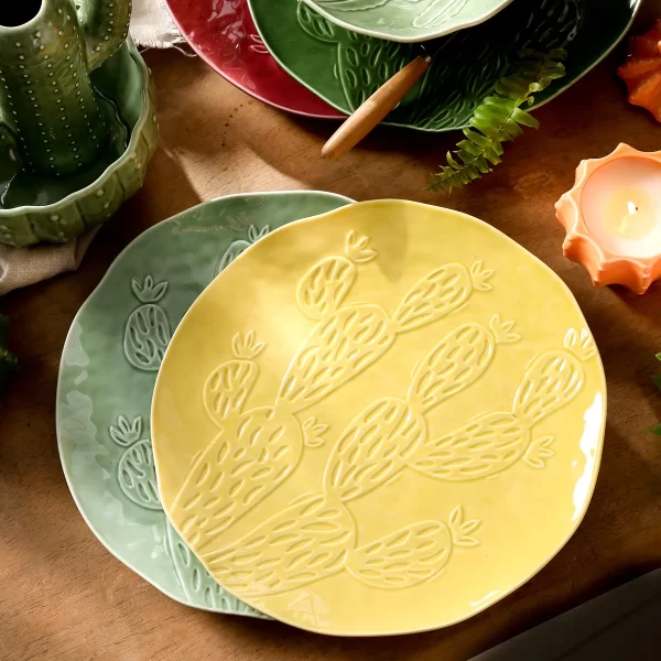 Wholesale China Dinnerware Sets, Cactus Themed Tableware-9
