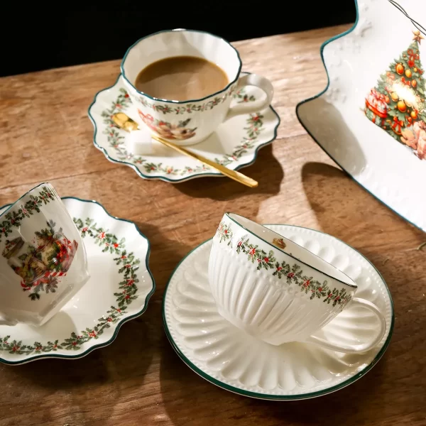 Wholesale Rustic Dinnerware Sets With Christmas Patterns-7