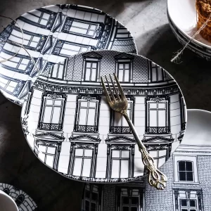 Modern Ceramic Plate Wholesale, Restaurant Serving Dish Bulk-2