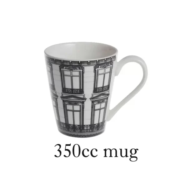 Modern Coffee Mugs Wholesale, 350cc Porcelain Mug Bulk-5