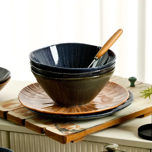 Restaurant Supply Dinnerware Sets, Plate Bowl Cup Set Bulk-1