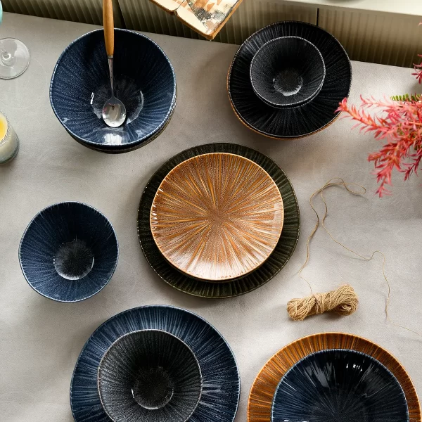 Restaurant Supply Dinnerware Sets, Plate Bowl Cup Set Bulk-3