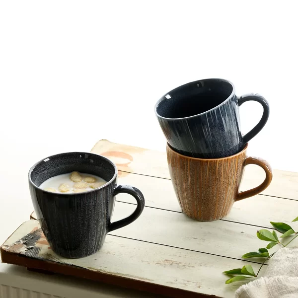 Restaurant Supply Dinnerware Sets, Plate Bowl Cup Set Bulk-4