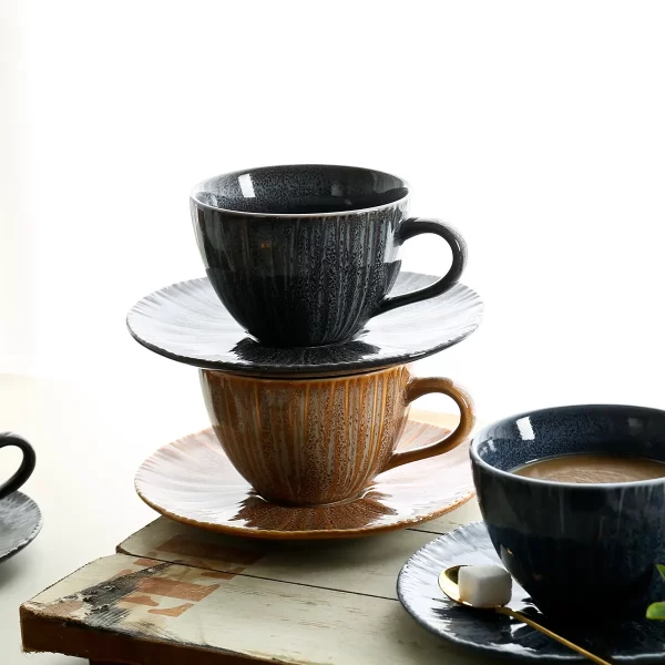 Restaurant Supply Dinnerware Sets, Plate Bowl Cup Set Bulk-5