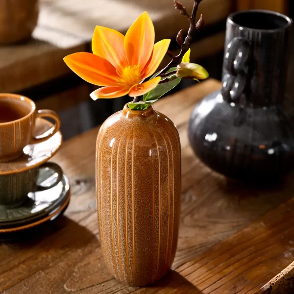 Tall Ceramic Vase Wholesale, Factory Supply Dark Color Vases-2