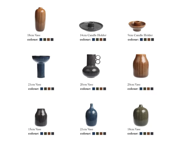 Tall Ceramic Vase Wholesale, Factory Supply Dark Color Vases-4