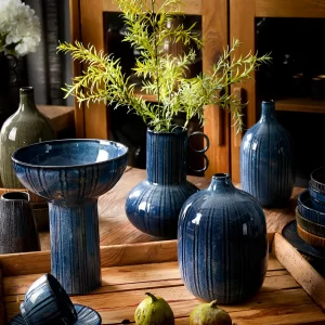 Tall Ceramic Vase Wholesale, Factory Supply Dark Color Vases-5
