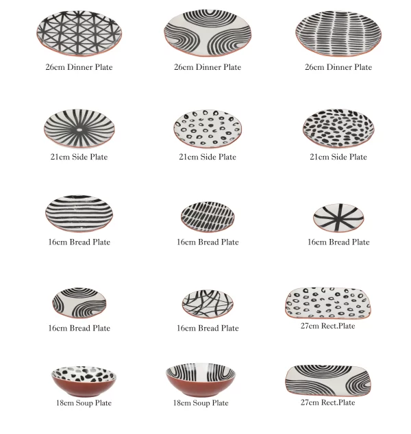 Unique Bulk Dinnerware Plates, Aesthetics Porcelain Plates-1