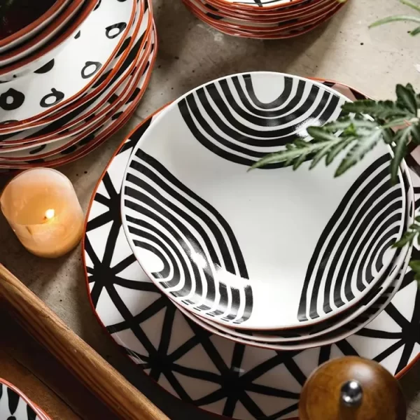 Unique Bulk Dinnerware Plates, Aesthetics Porcelain Plates-4