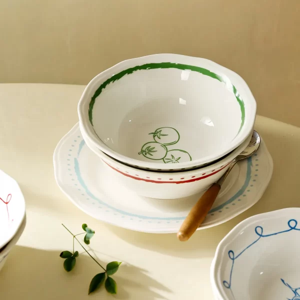 Wholesale Casual Dinnerware Sets, Fruit Pattern Crockery-4