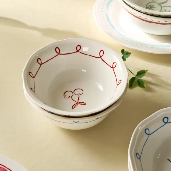 Wholesale Casual Dinnerware Sets, Fruit Pattern Crockery-5