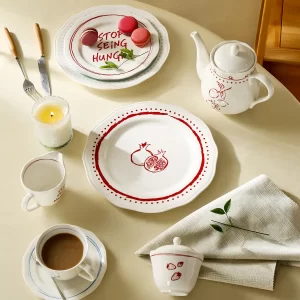 Wholesale Casual Dinnerware Sets, Fruit Pattern Crockery-7