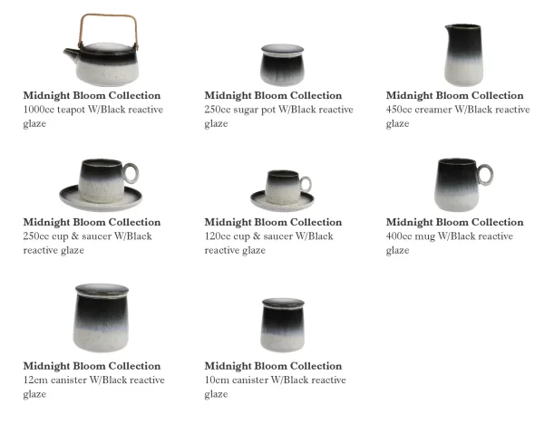 Bulk Tea Cup and Saucer Sets, Reactive Glaze Coffee Tea Set-1