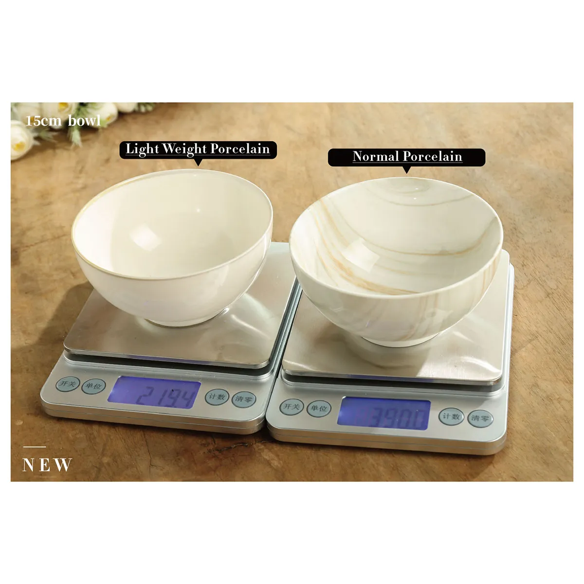 Lightweight Ceramic Soup Bowls Bulk, Salad and Pasta Bowls-3