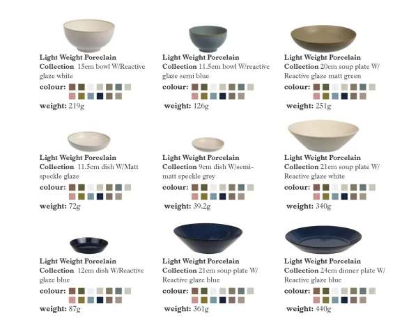 Lightweight Ceramic Soup Bowls Bulk, Salad and Pasta Bowls-4