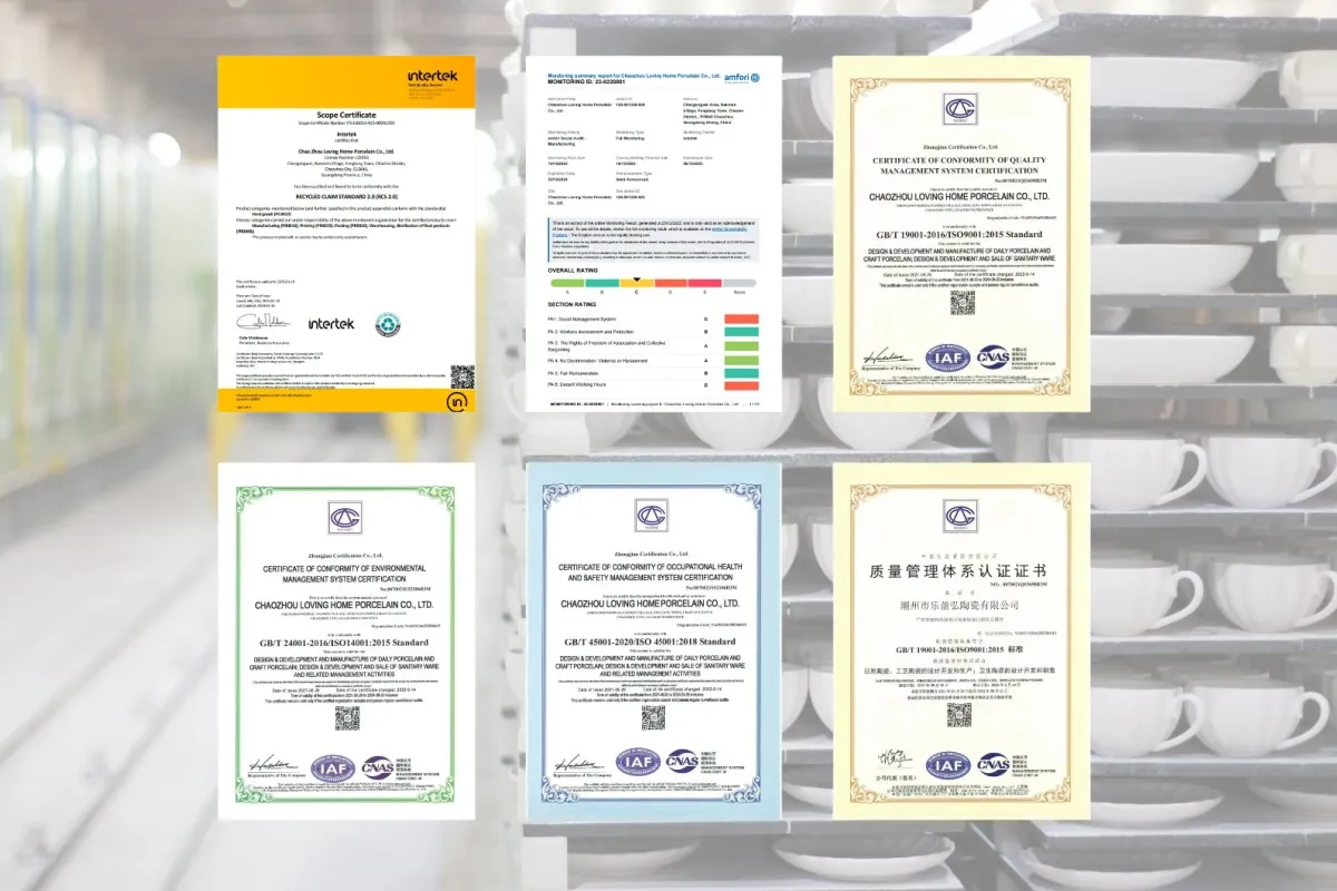 LovingHome New Launch Wholesale Tableware-Global Certification Support