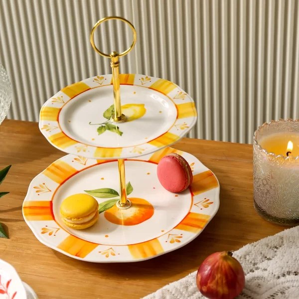 Wholesale Dinner Service Sets, Fruit Pattern Crockery Bulk-4