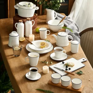 Wholesale Lightweight Dinnerware Sets, Porcelain Crockery-3