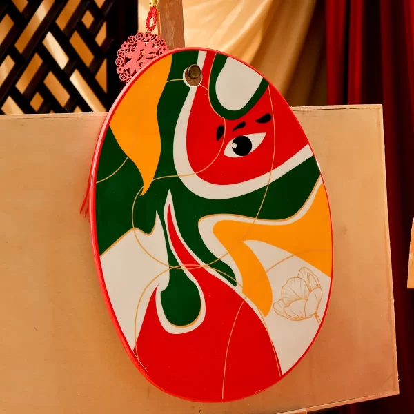 Color Dinner Set Wholesale With Chinese Opera Faces Patterns-1