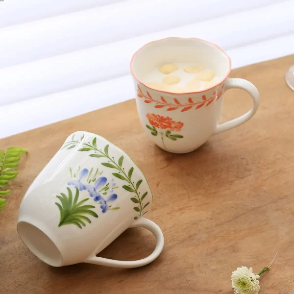 Colorful Dinner Set Wholesale, Hand-Painted Flower Tableware-3