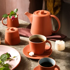 Orange Hue Tea Party Sets Bulk with Unique Visual Hierarchy-3