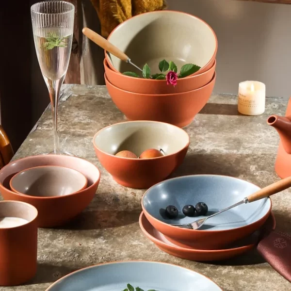 Orange Hue Wholesale Ramen Bowls, 3-Size Bowl Sets Bulk-1