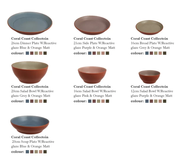 Orange Hue Wholesale Ramen Bowls, 3-Size Bowl Sets Bulk-3