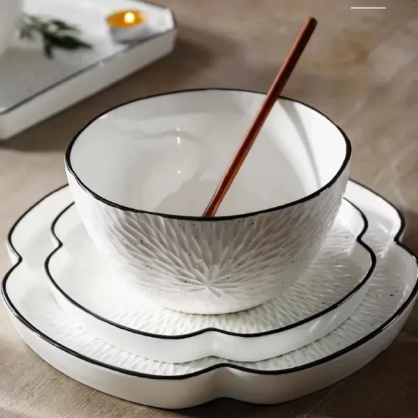 Wholesale Square Dinnerware Sets, Catering Serving Crockery-5